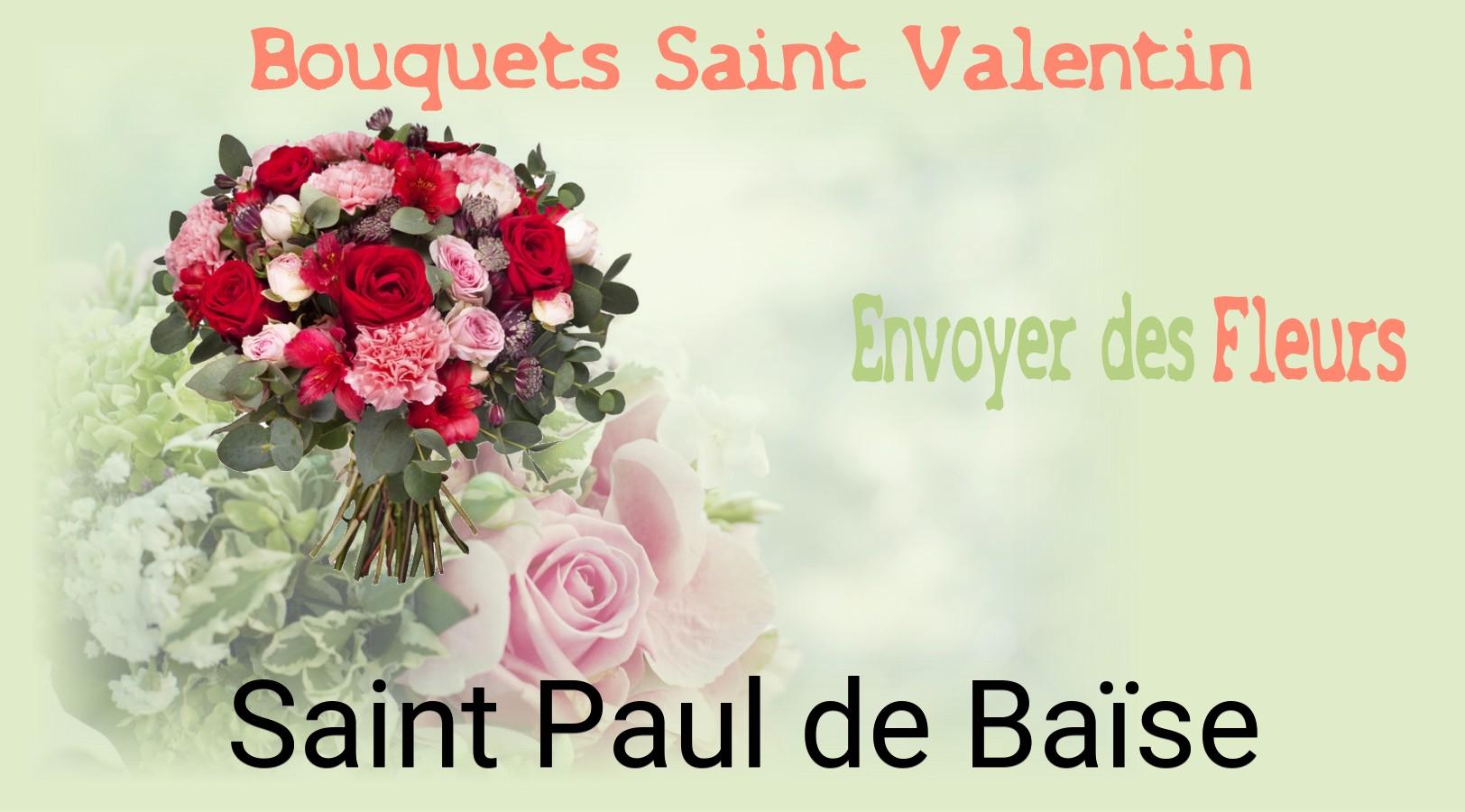 Roses de Saint-Valentin livrées à Saint-Paul-de-Baïse